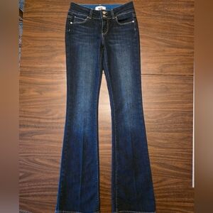 Sz 25 Paige Hidden Hills Bootcut Jeans Stretch Denim Womens P025